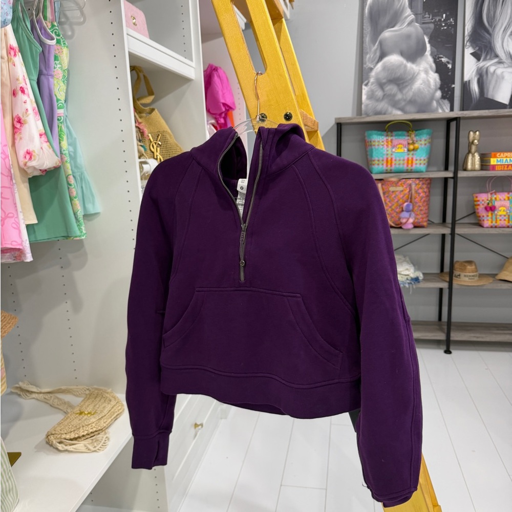 lululemon athletica Purple Half-Zip Sweatshirt
